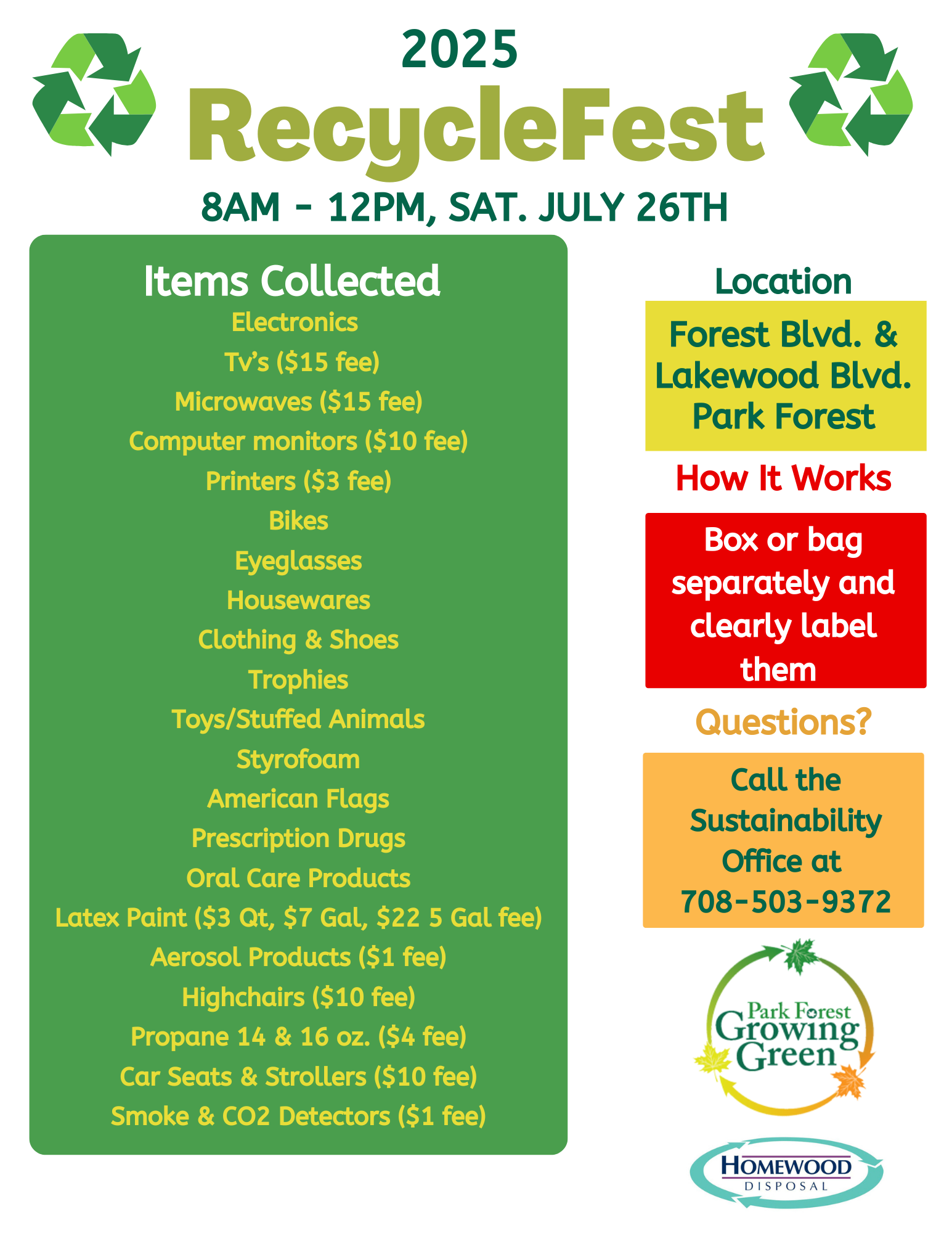 2025 RecycleFest -poster